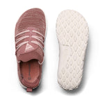Women's Barefoot Shoes Wide Toe Box Minimalist Sneakers Zero Drop Walking Shoes Slip - On Breathable Knit Athletic Shoes Lightweight Non - Slip Rubber Sole for Running Gym Travel Workout Casual - Sevfooooot
