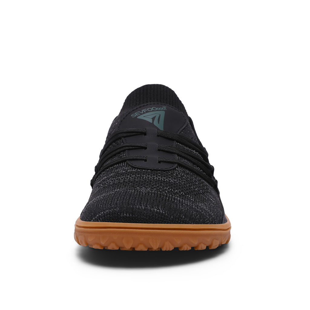 Women's Barefoot Shoes Wide Toe Box Minimalist Sneakers Zero Drop Walking Shoes Slip - On Breathable Knit Athletic Shoes Lightweight Non - Slip Rubber Sole for Running Gym Travel Workout Casual - Sevfooooot