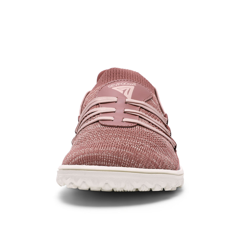 Women's Barefoot Shoes Wide Toe Box Minimalist Sneakers Zero Drop Walking Shoes Slip - On Breathable Knit Athletic Shoes Lightweight Non - Slip Rubber Sole for Running Gym Travel Workout Casual - Sevfooooot