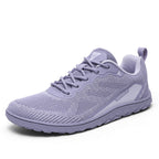 Women's Wide Barefoot Sneakers | Retro Track - Inspired Trainer | Zero Drop Lifestyle Lace - Up Fashion Sneakers - Sevfooooot