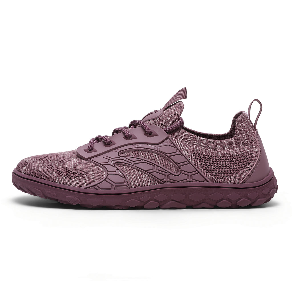 Women's Wide Barefoot Sneakers | Retro Track - Inspired Trainer | Zero Drop Lifestyle Lace - Up shoes - Sevfooooot