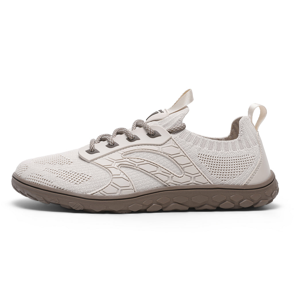 Women's Wide Barefoot Sneakers | Retro Track - Inspired Trainer | Zero Drop Lifestyle Lace - Up shoes - Sevfooooot