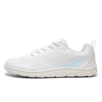 Women's Wide Barefoot Sneakers | Retro Track - Inspired Trainer | Zero Drop Lifestyle Lace - Up Fashion Sneakers - Sevfooooot