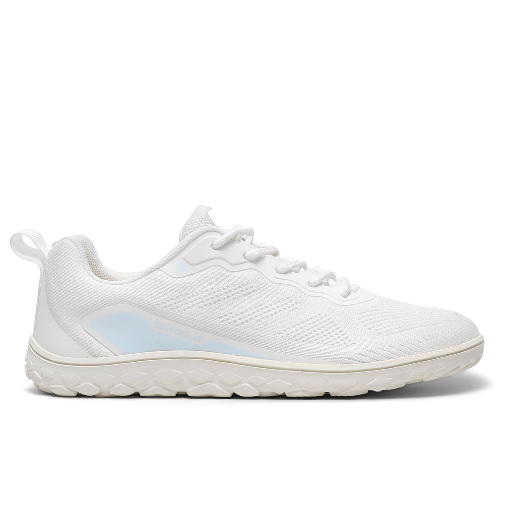 Women's Wide Barefoot Sneakers | Retro Track - Inspired Trainer | Zero Drop Lifestyle Lace - Up Fashion Sneakers - Sevfooooot