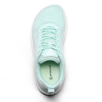 Women's Wide Barefoot Sneakers | Retro Track - Inspired Trainer | Zero Drop Lifestyle Lace - Up Fashion Sneakers - Sevfooooot