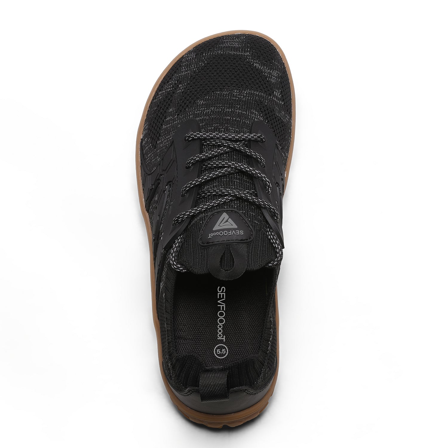 Women's Wide Barefoot Sneakers | Retro Track - Inspired Trainer | Zero Drop Lifestyle Lace - Up shoes - Sevfooooot