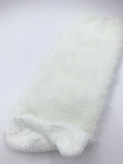 Fluffy Fuzzy Plush Shoes Socks - Soft Warm Fabric - Sevfooooot