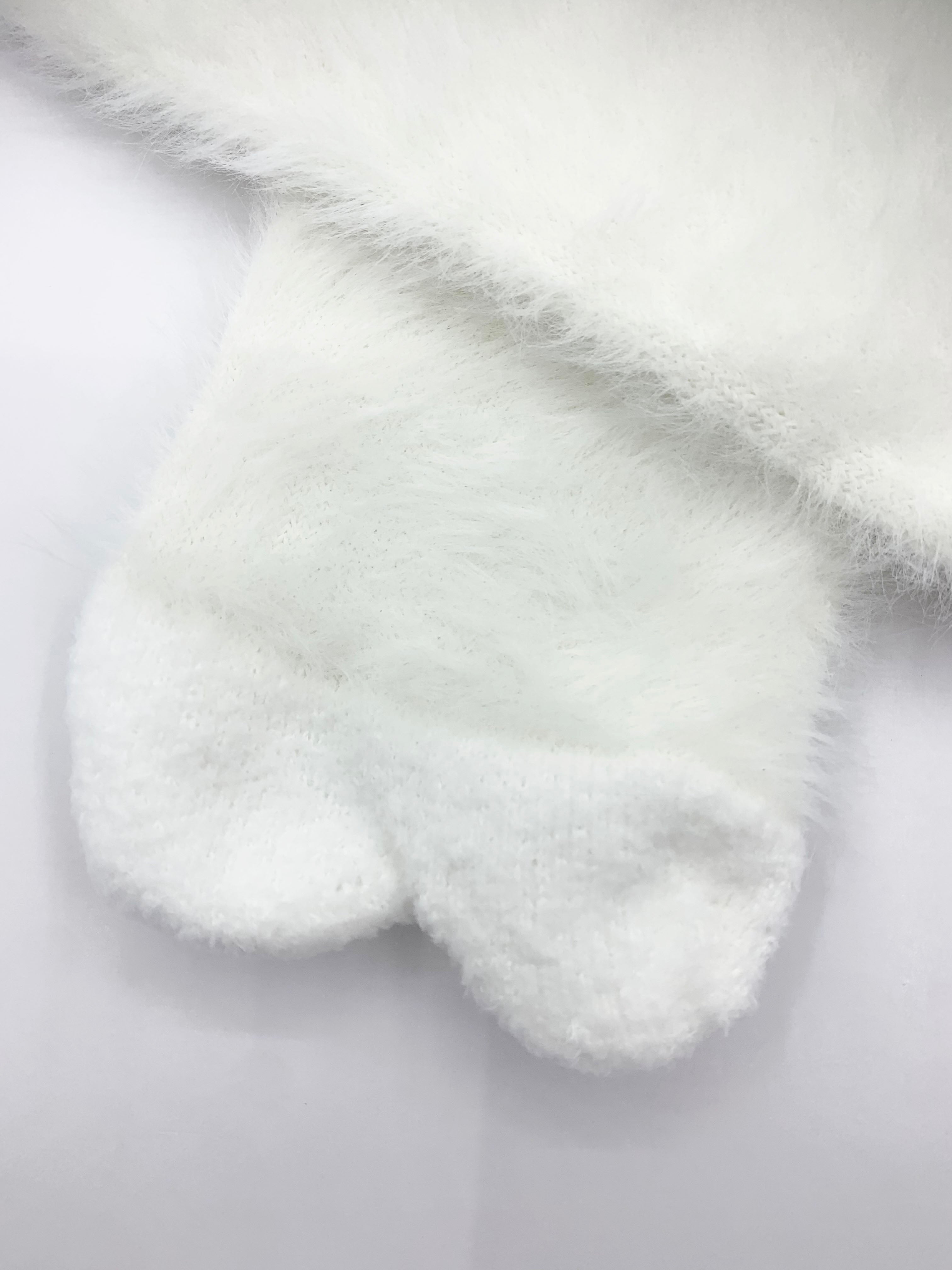 Fluffy Fuzzy Plush Shoes Socks - Soft Warm Fabric - Sevfooooot