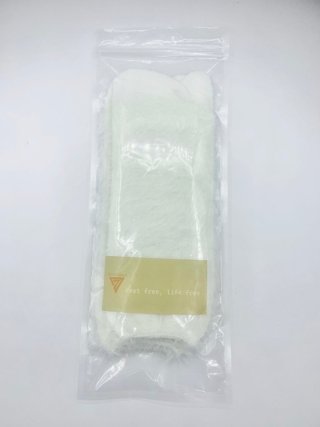 Fluffy Fuzzy Plush Shoes Socks - Soft Warm Fabric - Sevfooooot